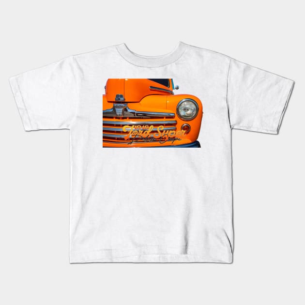 1946 Ford Super Deluxe Coupe Kids T-Shirt by Gestalt Imagery